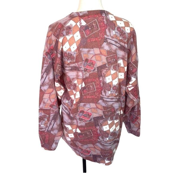 Minali Angora Blend Tunic Sweater Womens Size Large L Vintage Pink Made In Korea - Picture 2 of 13